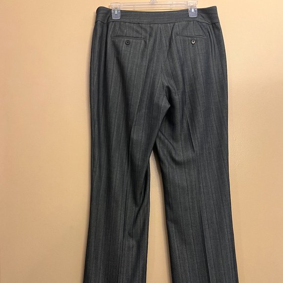 Margaret Frances Dress Pant Gray, Blue, Pin Stripe, Size 12 - Picture 4 of 5